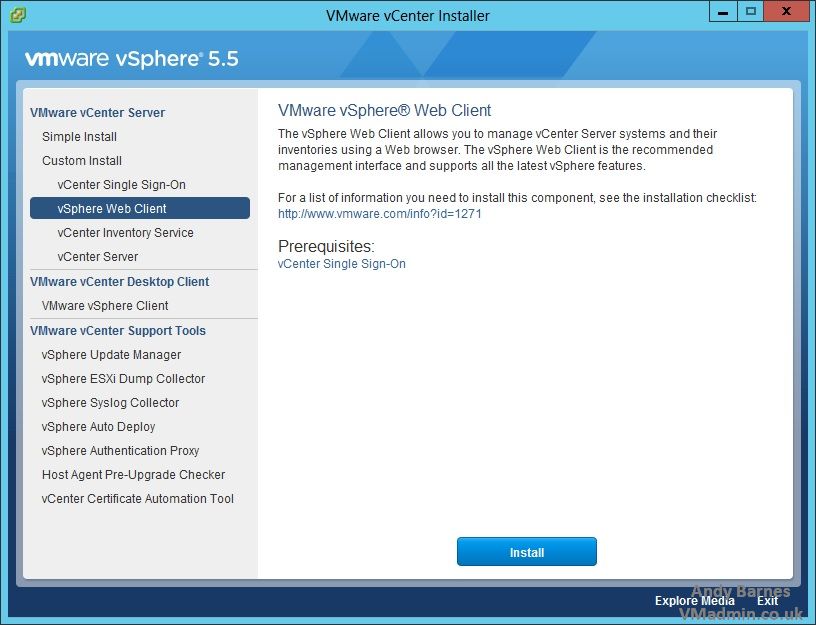 vsphere web client windows 10